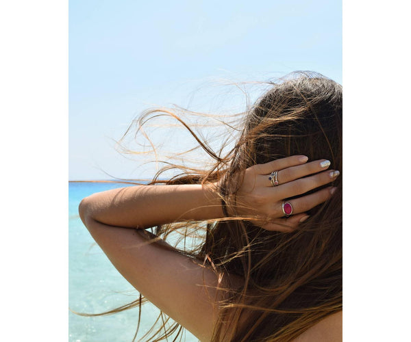 καλοκαιρινα κοσμήματα ασημένια χειροποίητα