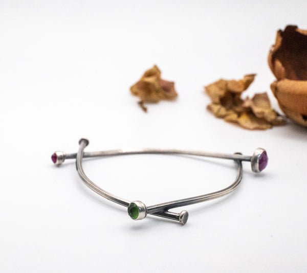 χειροποιητο βραχιολι με ρουμπινι