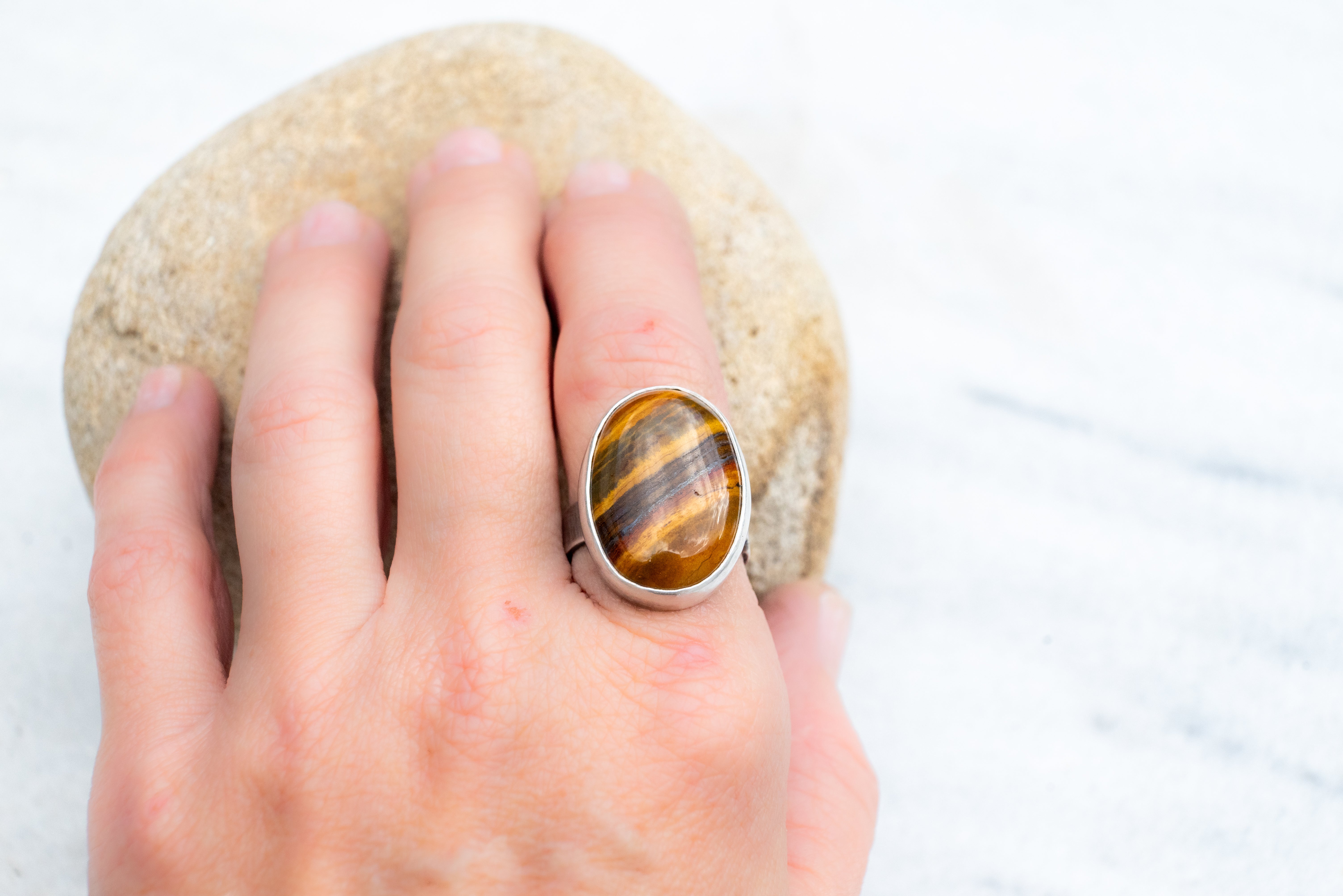 boho χειροποιητα δαχτυλιδια με ενεργειακές πετρες