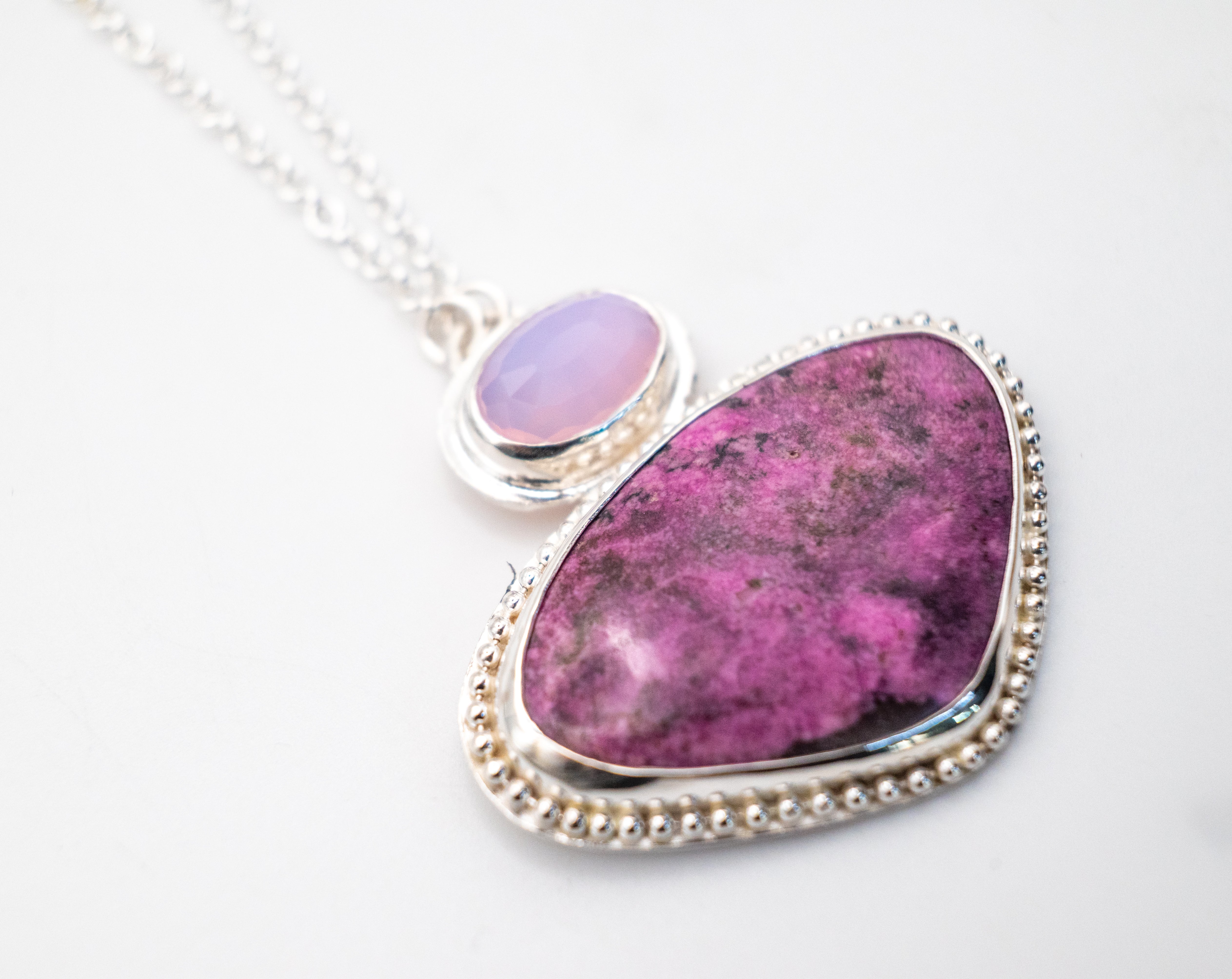 κοσμηματα απο ασημι με ημιπολύτιμες ροζ πετρες