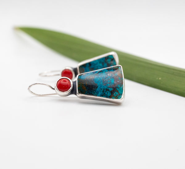 σκουλαρικια κρεμαστα ασημενια χειρεοποιητα