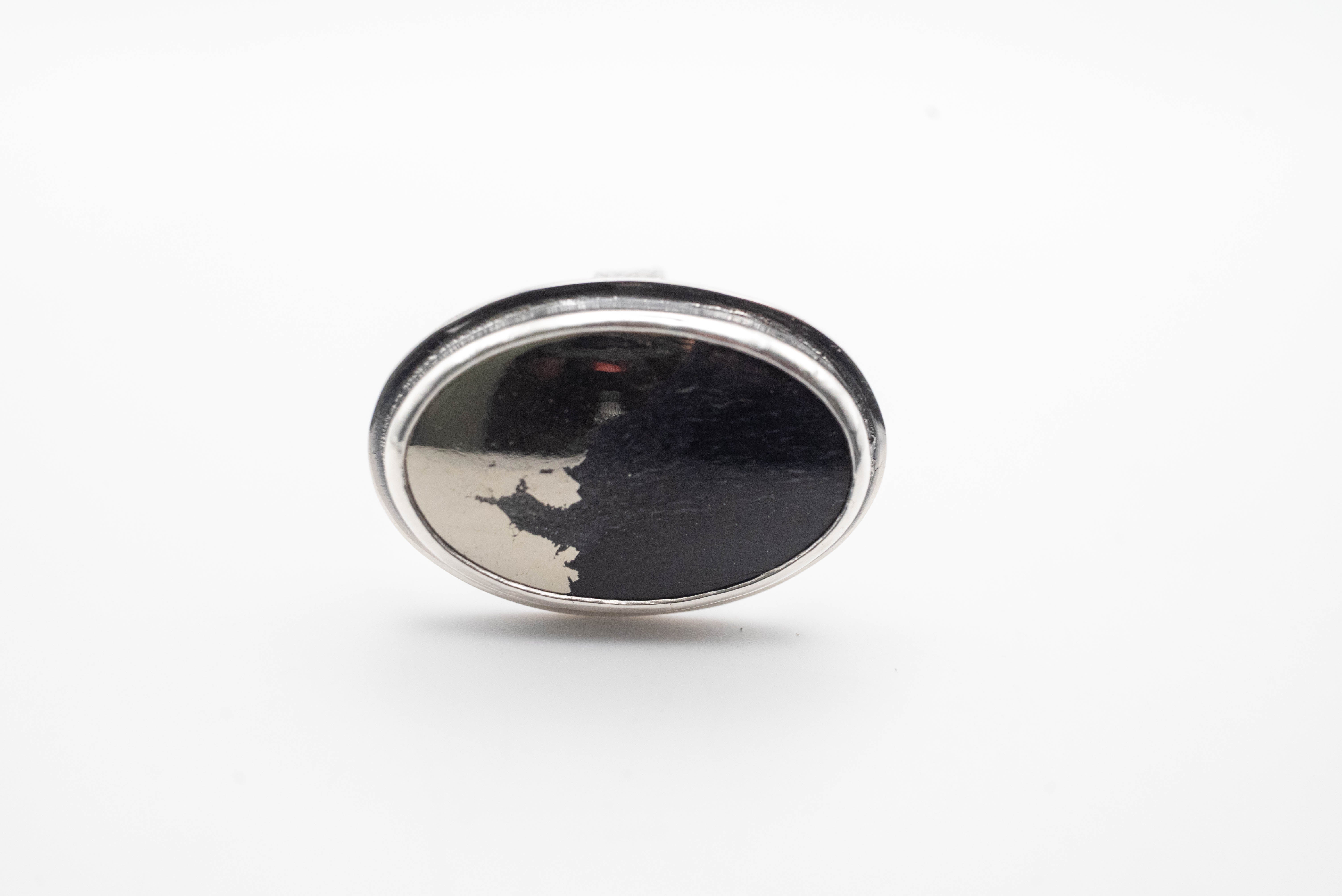 Ασημένιο χειροποίητο δαχτυλίδι με Apache Gold πέτρα