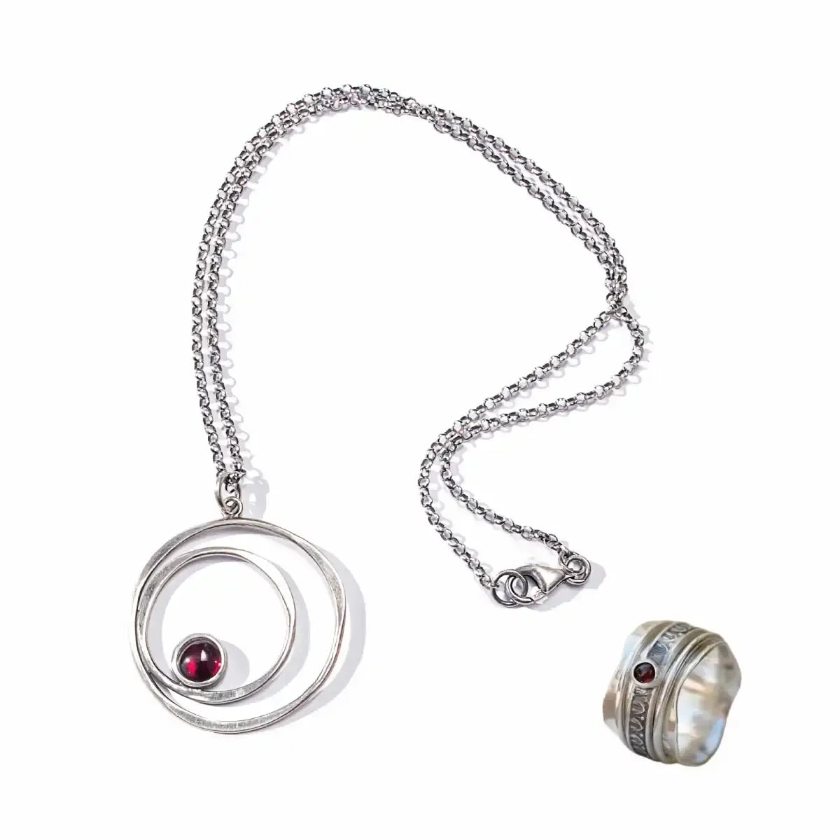 Granada Necklace and Ring