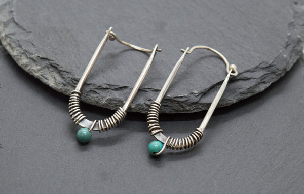 χειροποίητα σκουλαρίκια απο ασημι