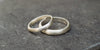Handmade Silver wedding rings