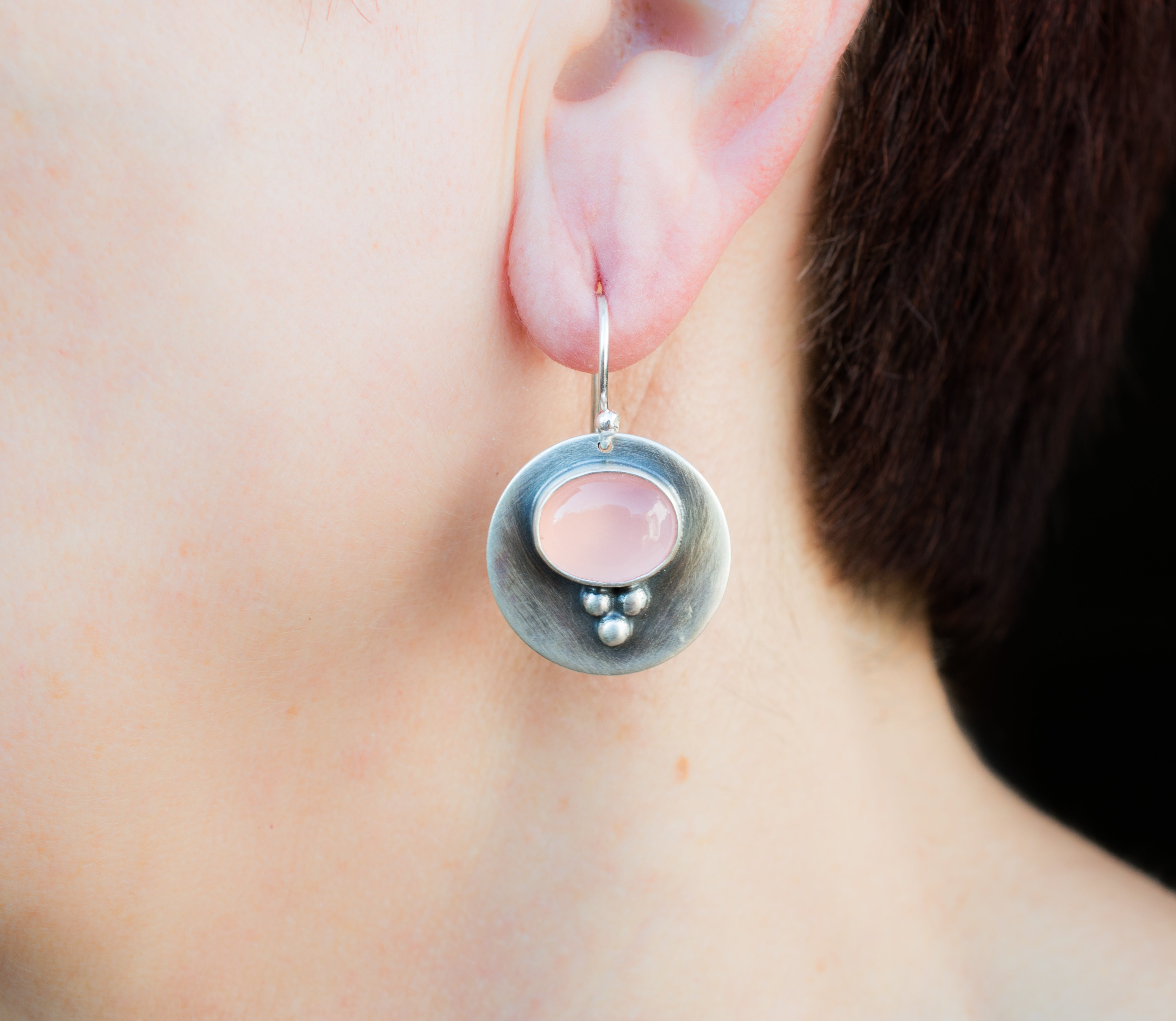 Ασημένια σκουλαρίκια κρεμαστά