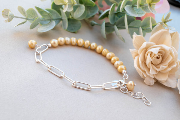 χειροποιητα βραχιολια με μαργαριταρια