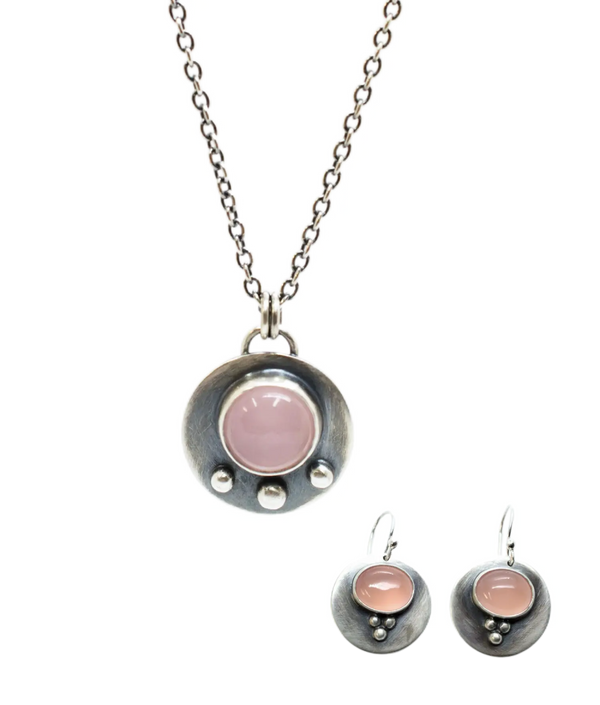 σετ κοσμημάτων ασημένια χειροποίητα