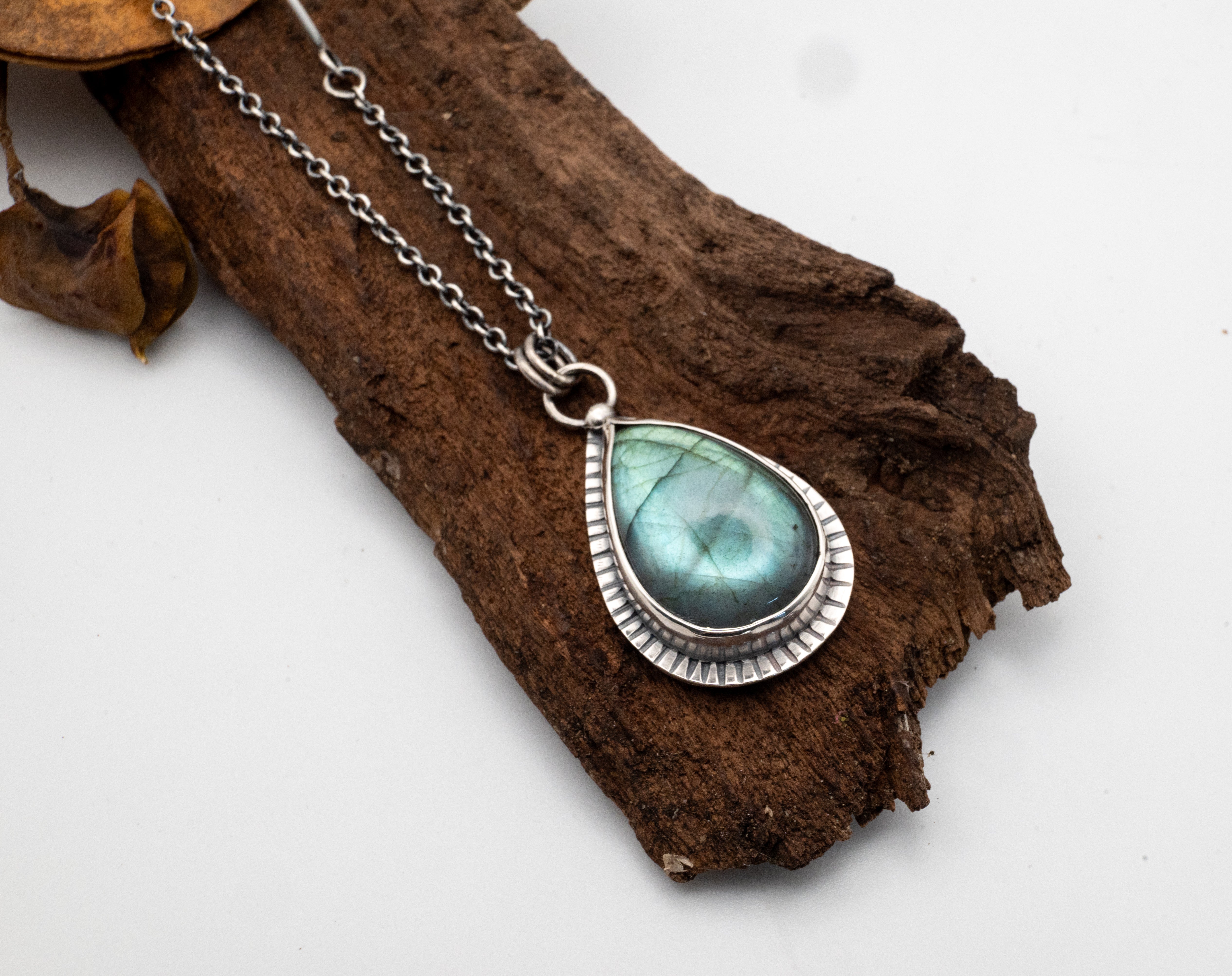 boho ασημενια κολιε χειροποιητα με πετρες