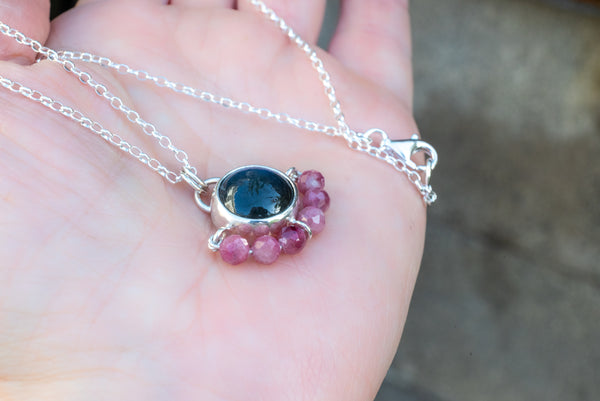 κολιε με ημιπολυτιμες πετρες