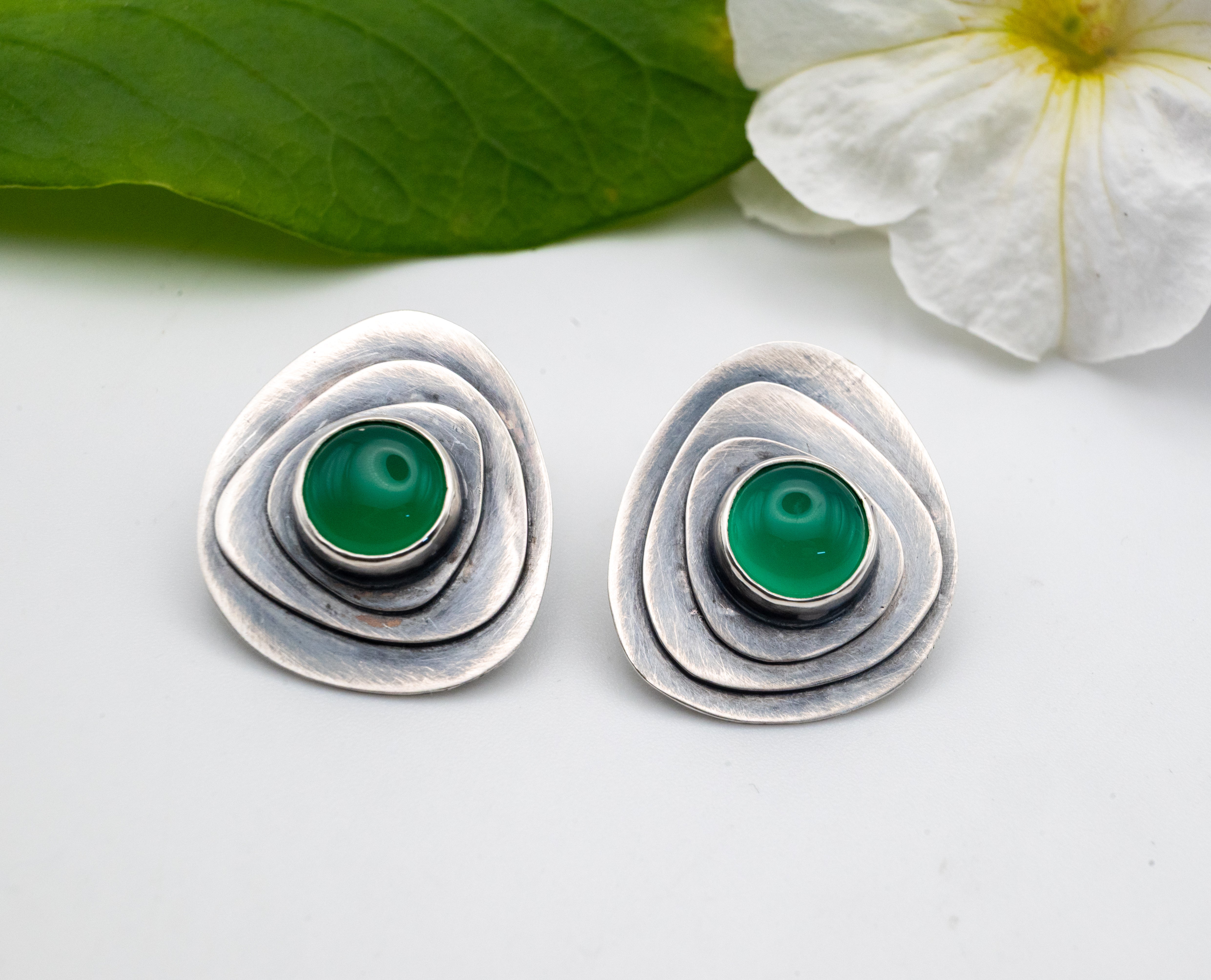 ιδιαιτερα σκουλαρικια καρφωτα απο ασημι 925