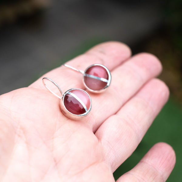 μικρα ασημενια σκουλαρικια κρεμαστα