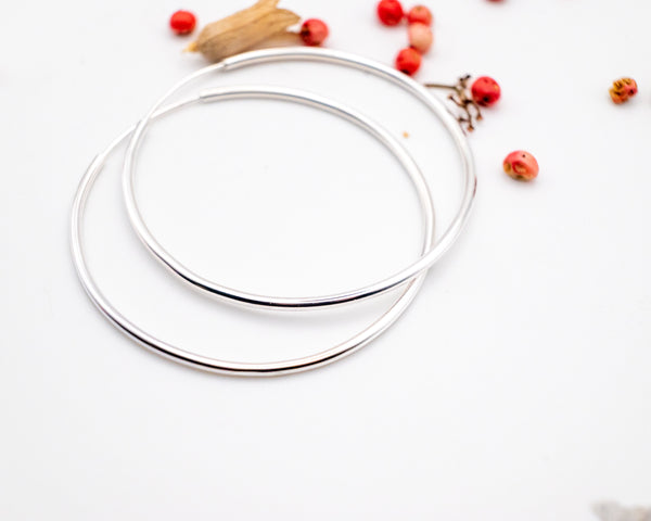 χειροποιητα σκουλαρικια ασημενια μεγαλα εντυπωσιακα boho