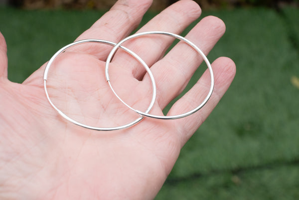 κρικοι χειροποιητοι απο ασημι