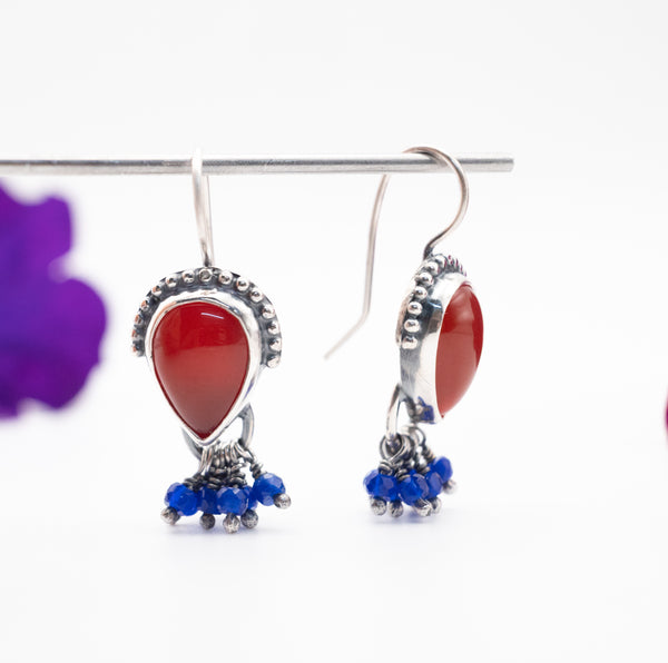 Κοσμήματα με πέτρες και χρωμα  Πολύχρωμα σκουλαρίκια 