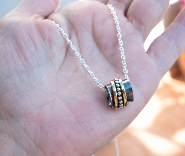 spinner δαχτυλιδια απο ασημι και ορειχαλκο