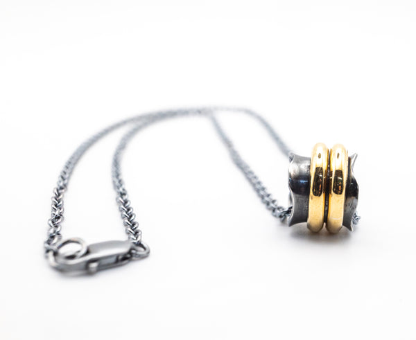 unisex κολιε spinner  ασημενια κοσμηματα