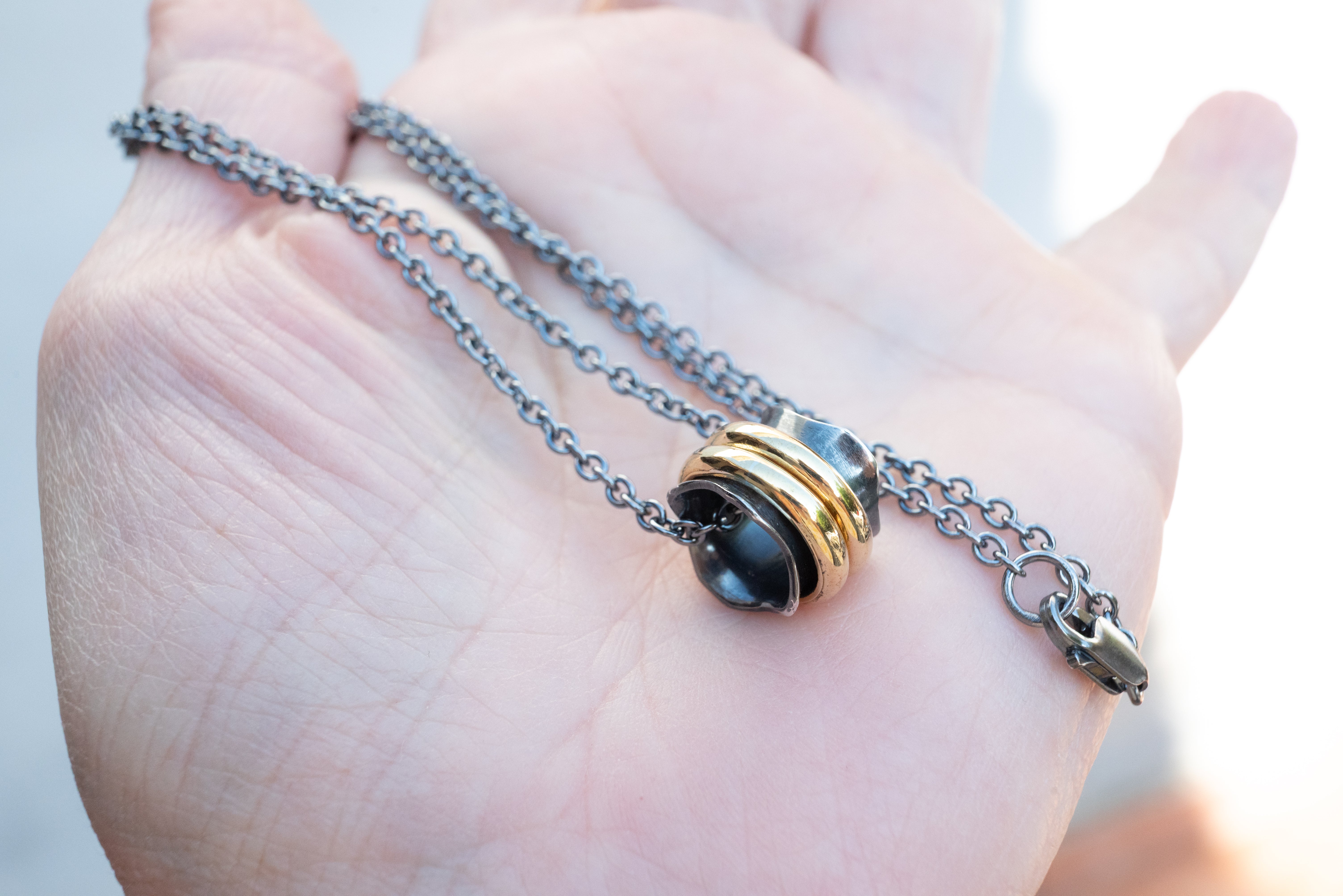 μοντερνα κολιε απο ασημι 925 spinner