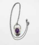 Ασημένιο κολιέ με Αμέθυστο