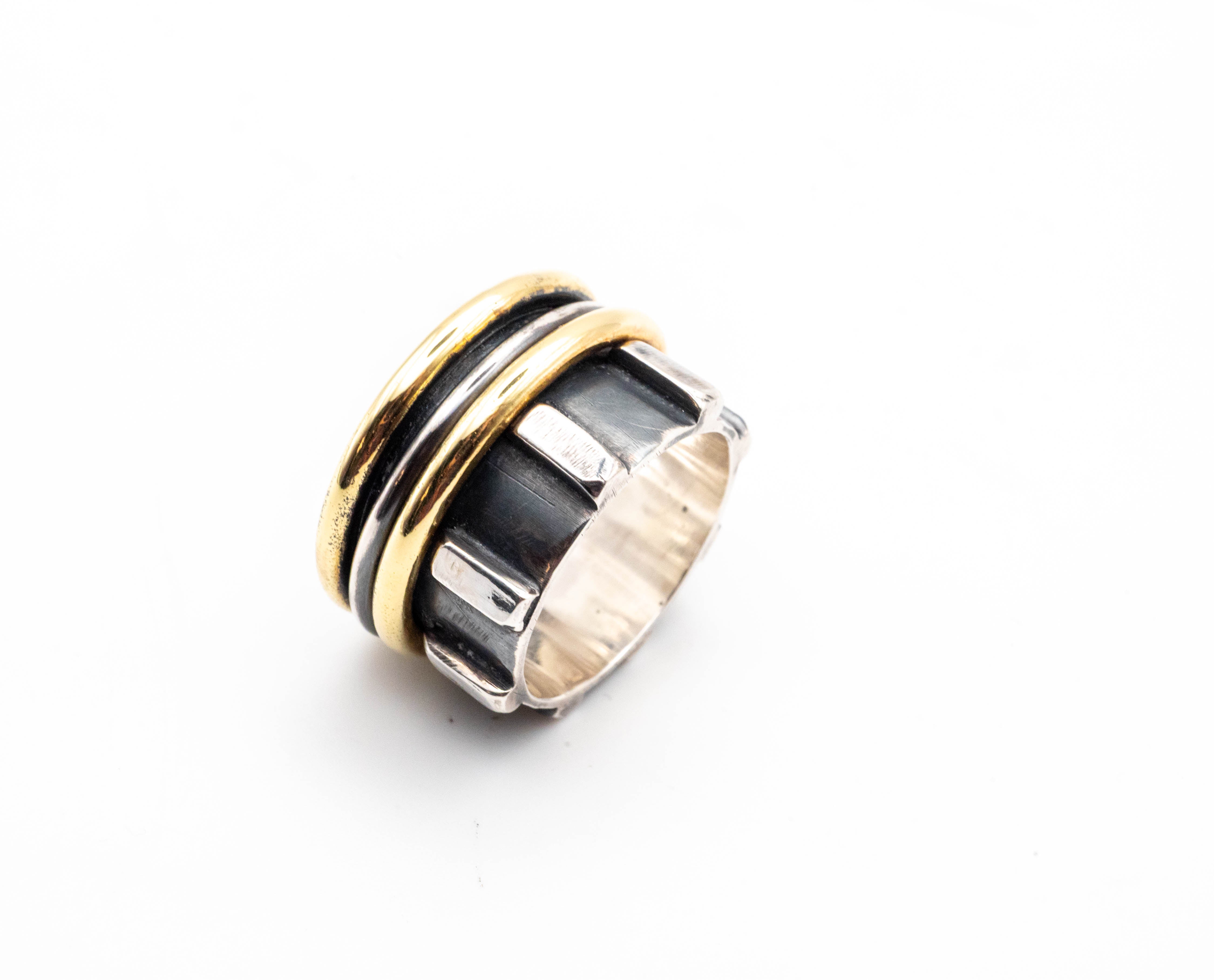 industrial δαχτυλίδι spinner unisex