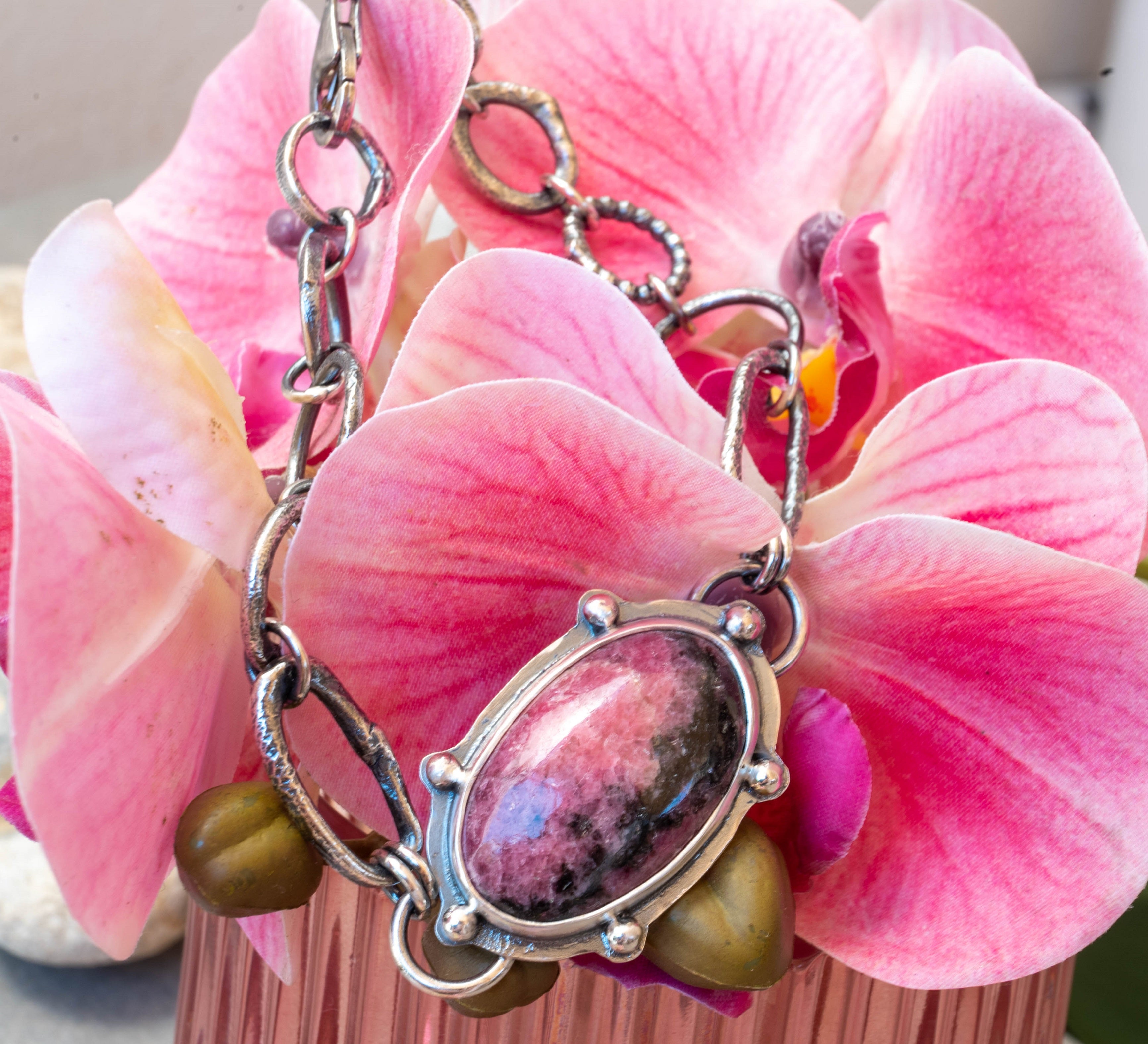 βραχιολι με ημιπολύτιμες πετρες