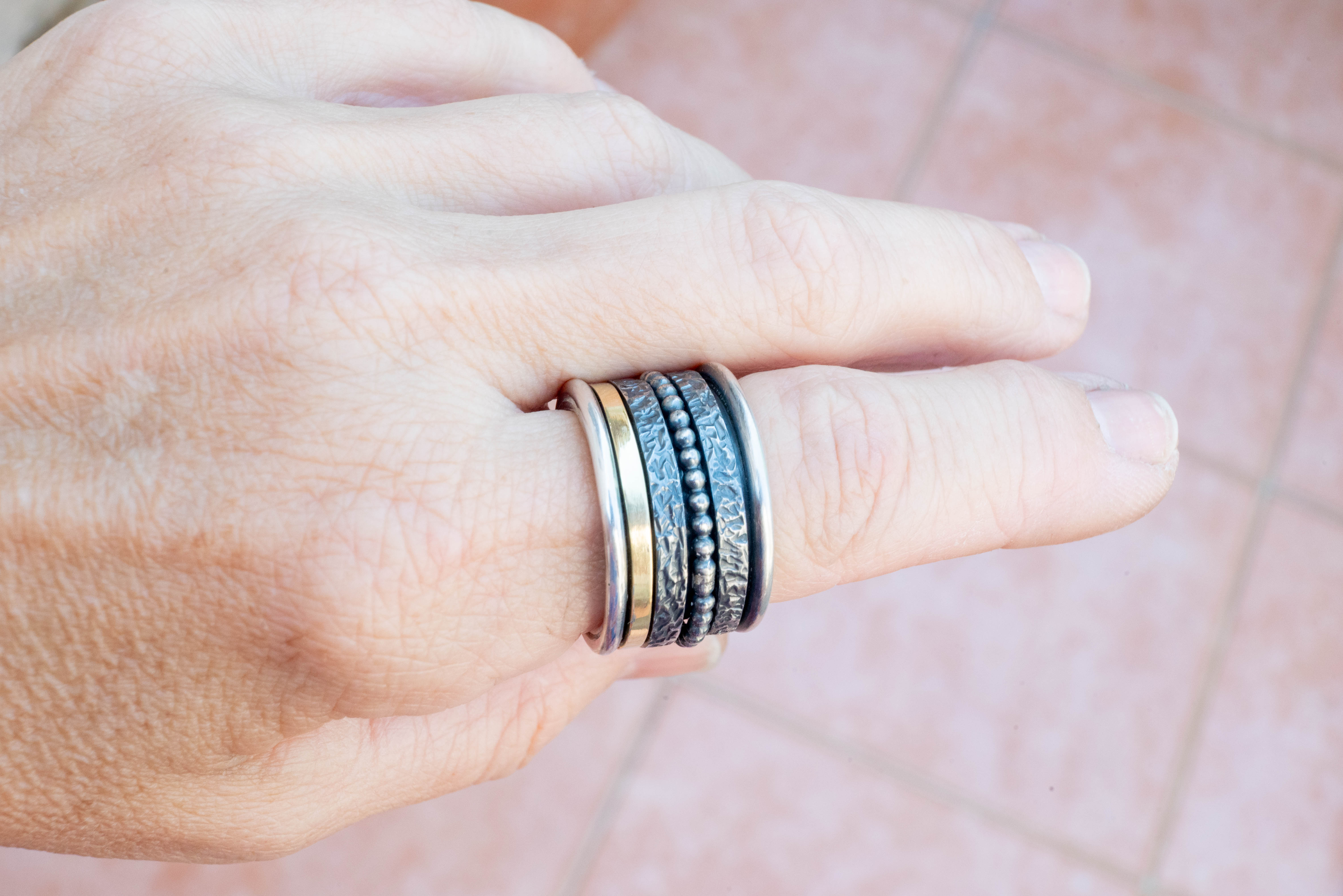 γυναικεια δαχτυλιδια spinner χειροποιητα