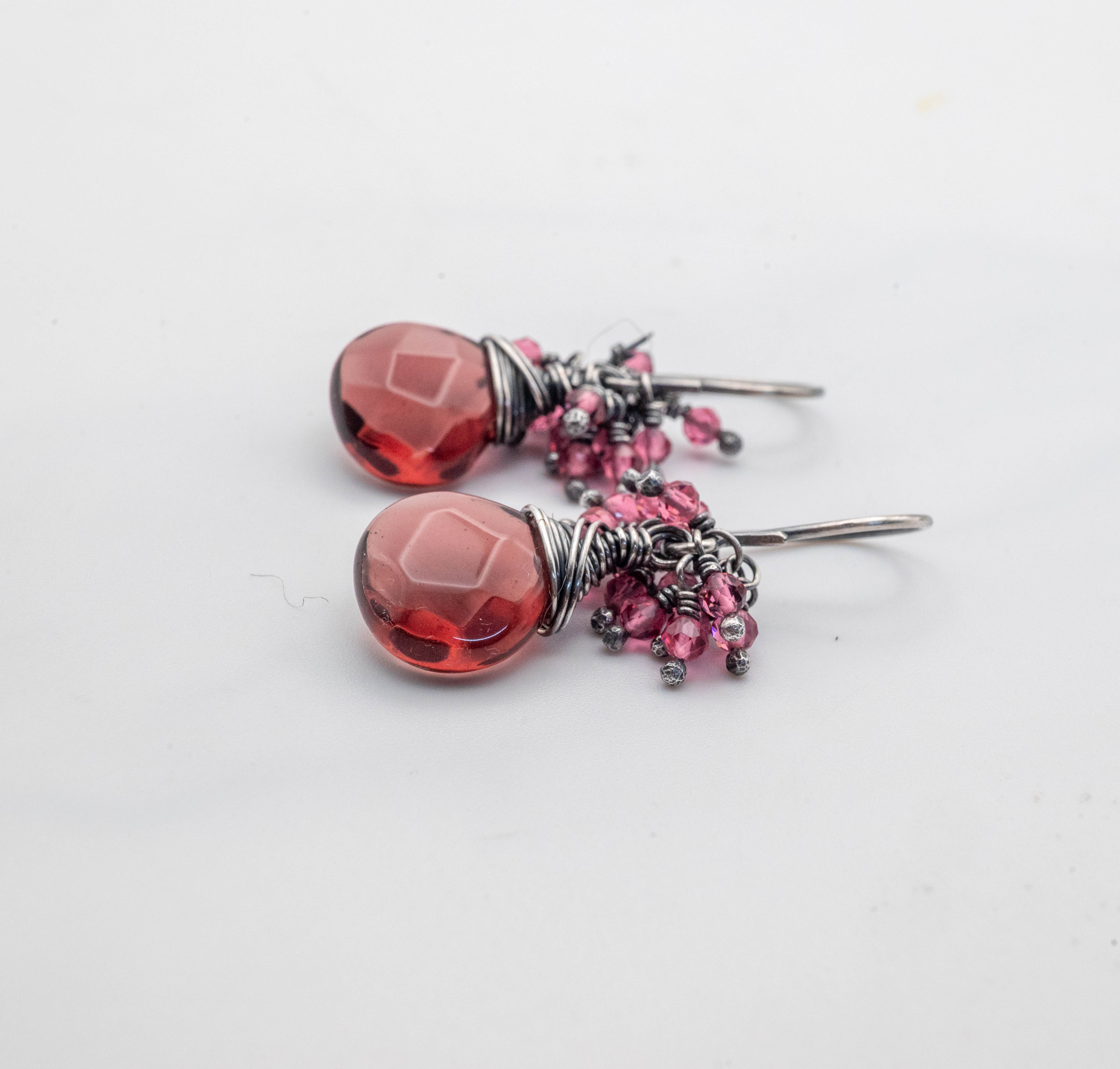 ασημενια boho σκουλαρικια