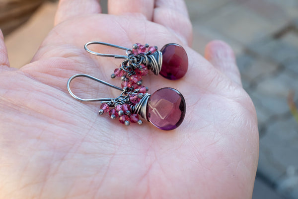 ασημενια σκουλαρικια με πετρες