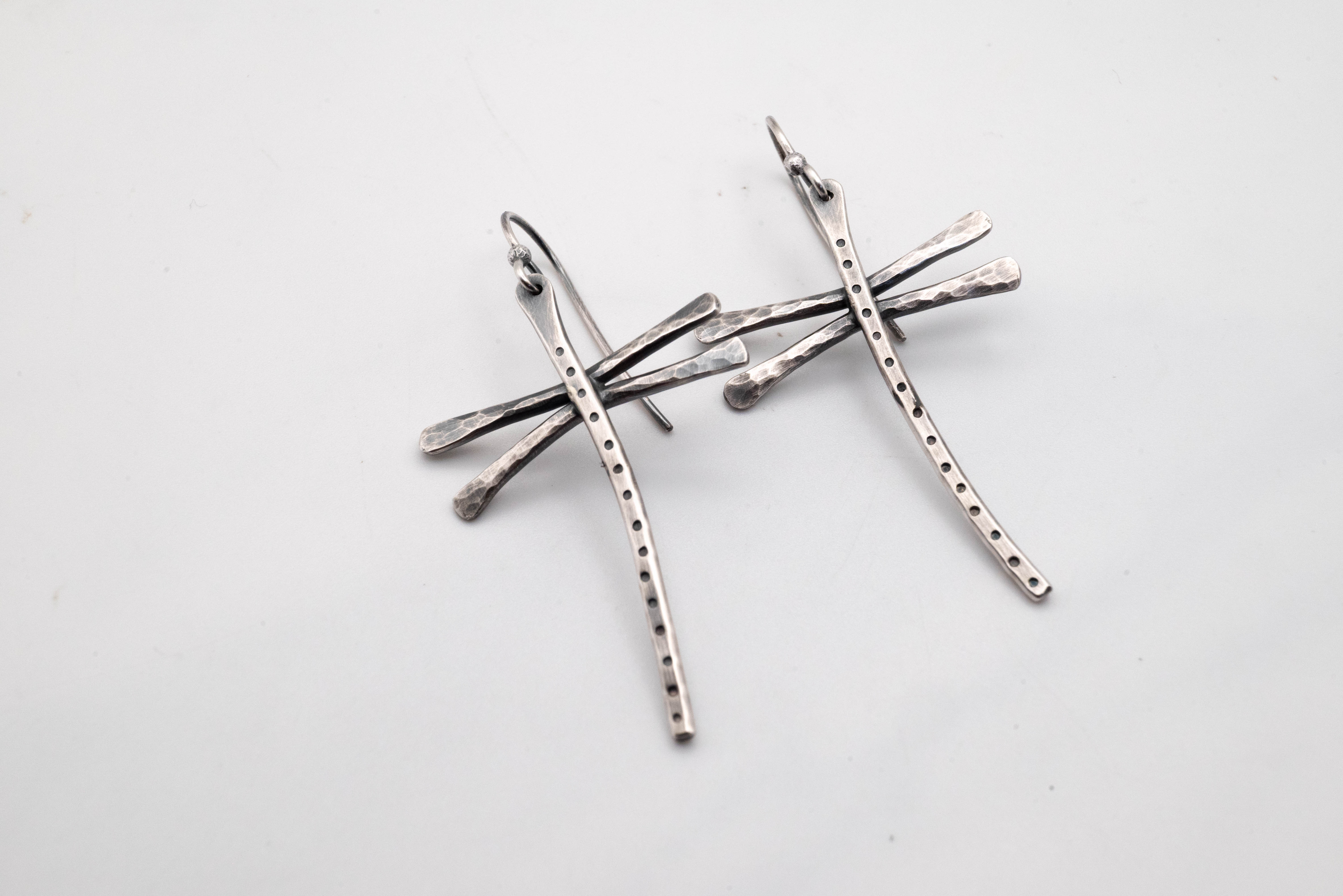 ασημενια σκουλαρικια κρεμαστα