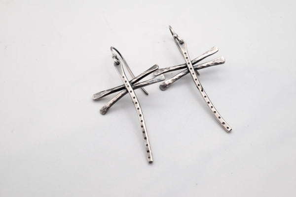 ασημενια σκουλαρικια κρεμαστα