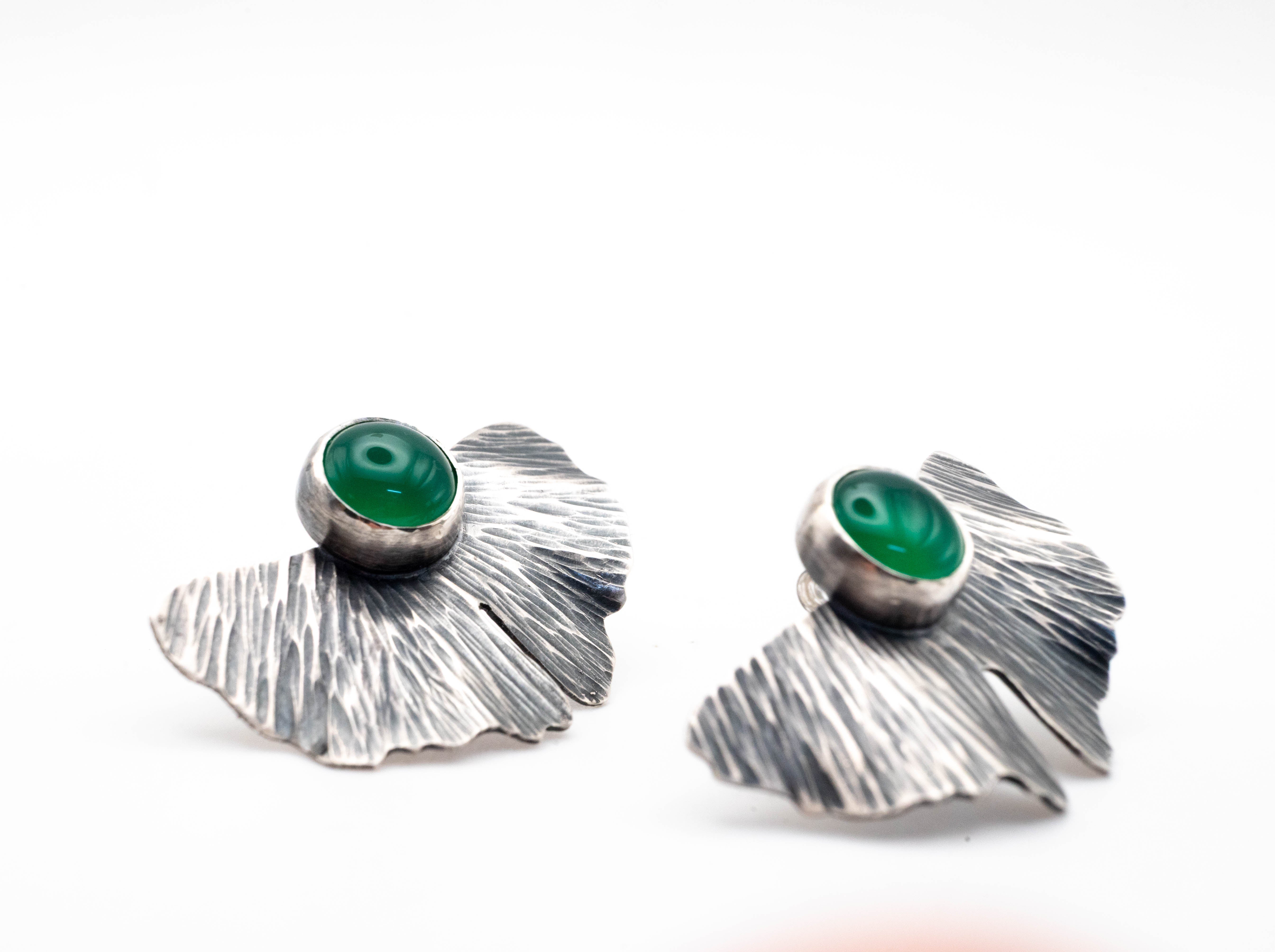 μοναδικά χειροποίητα σκουλαρίκια ασήμι