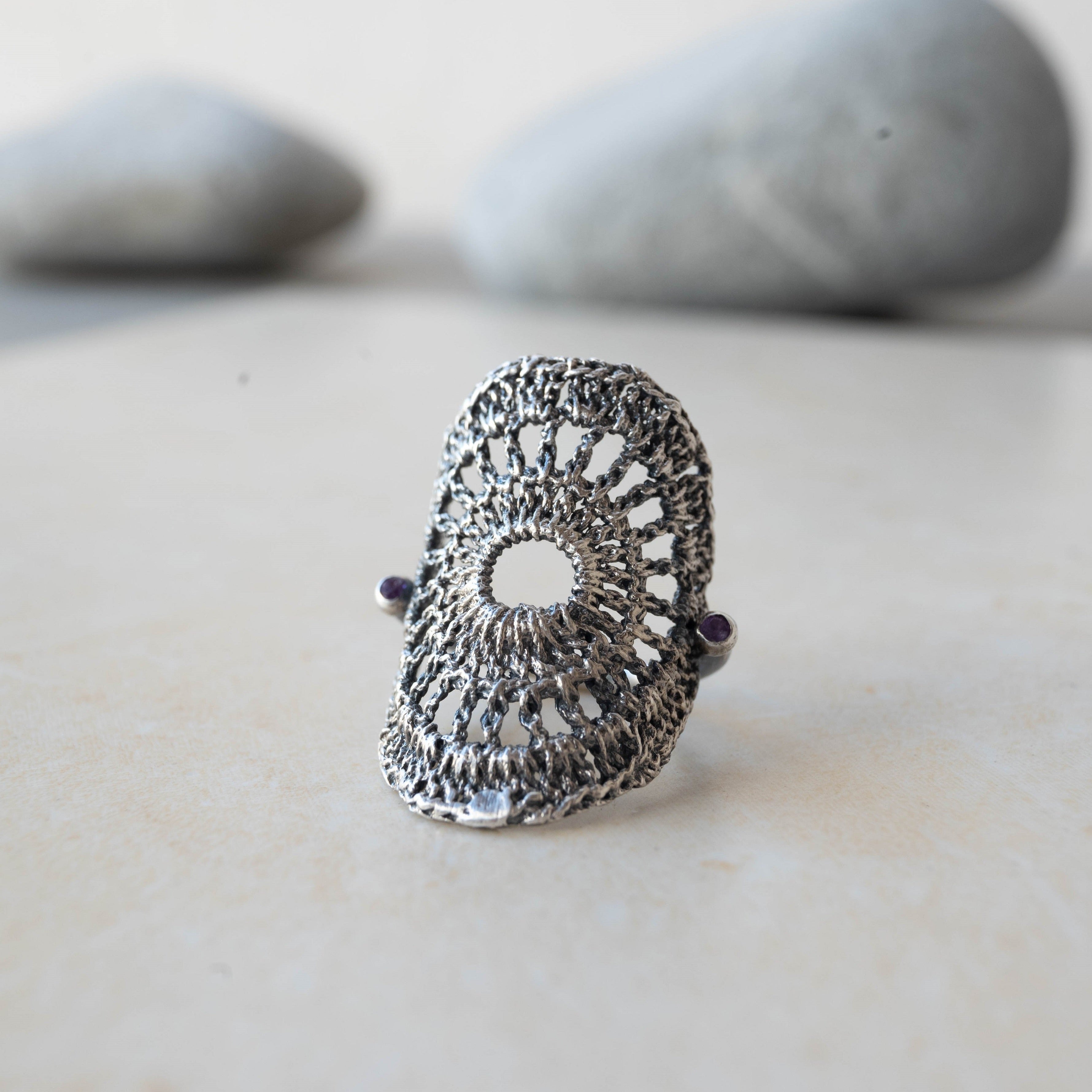 boho ασημενια δαχτυλίδια