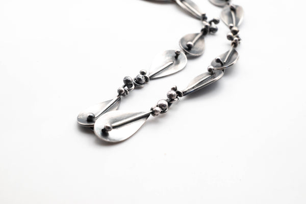 ασημενιο χειροποιητο γυναικειο κολιε
