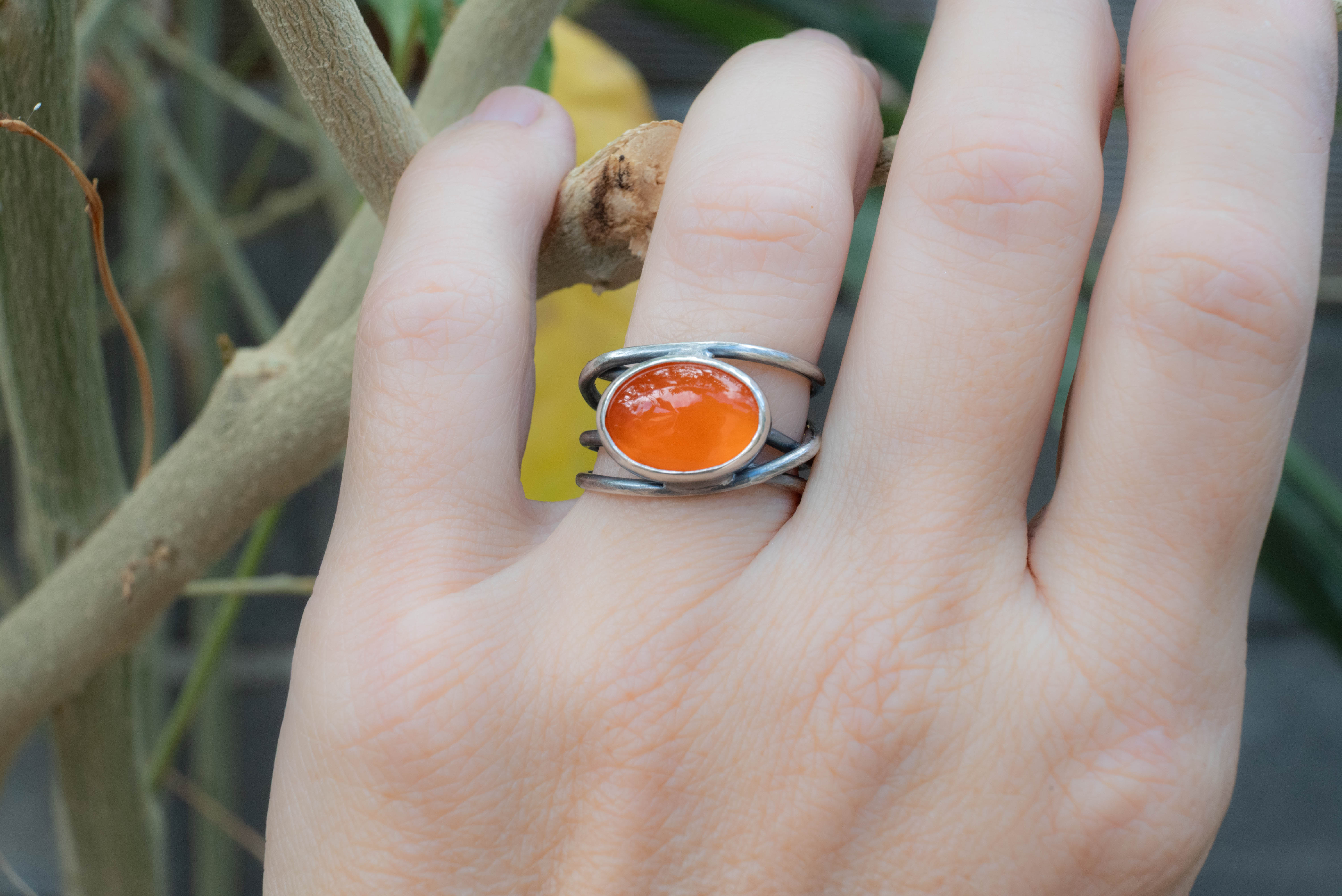 ασημένιο δαχτυλίδι με οξείδωση