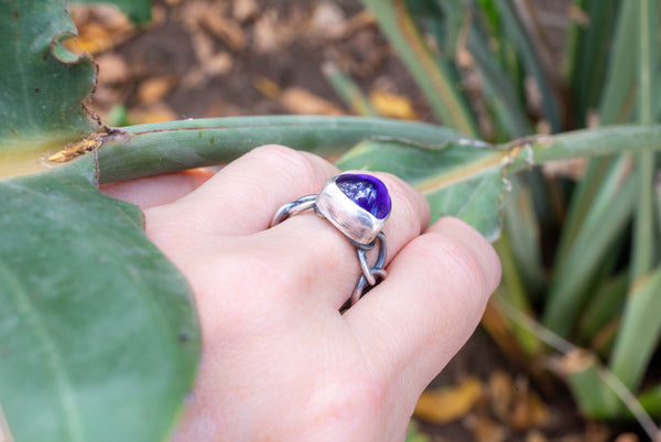 μοντέρνο boho ασημένιο δαχτυλίδι