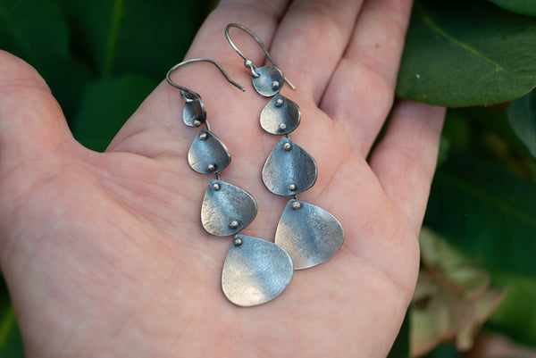 χειροποίητα ασημένια σκουλαρικια