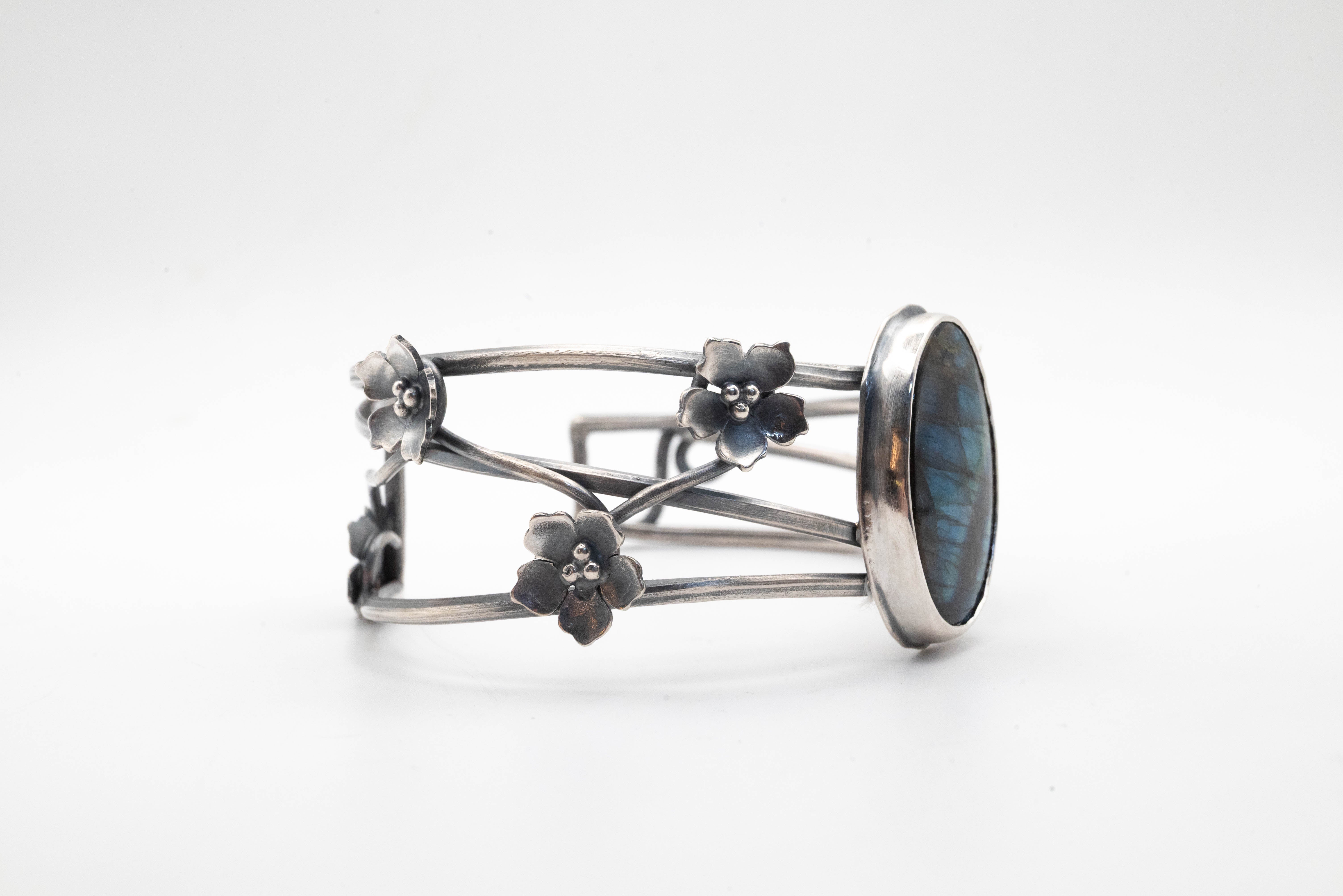 βραχιόλι ασήμι 925 με πέτρα