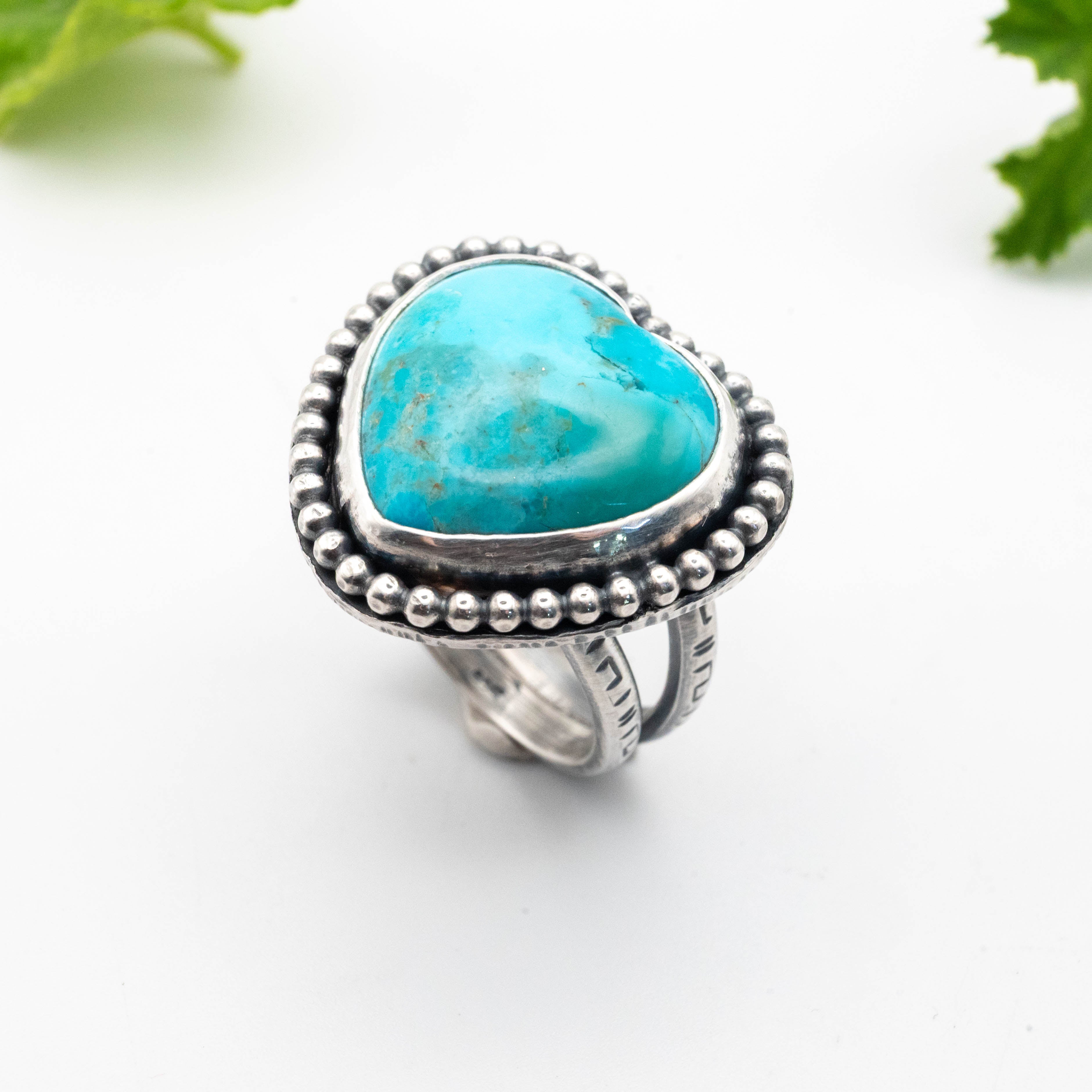 ασημένιο δαχτυλίδι με τουρκουάζ