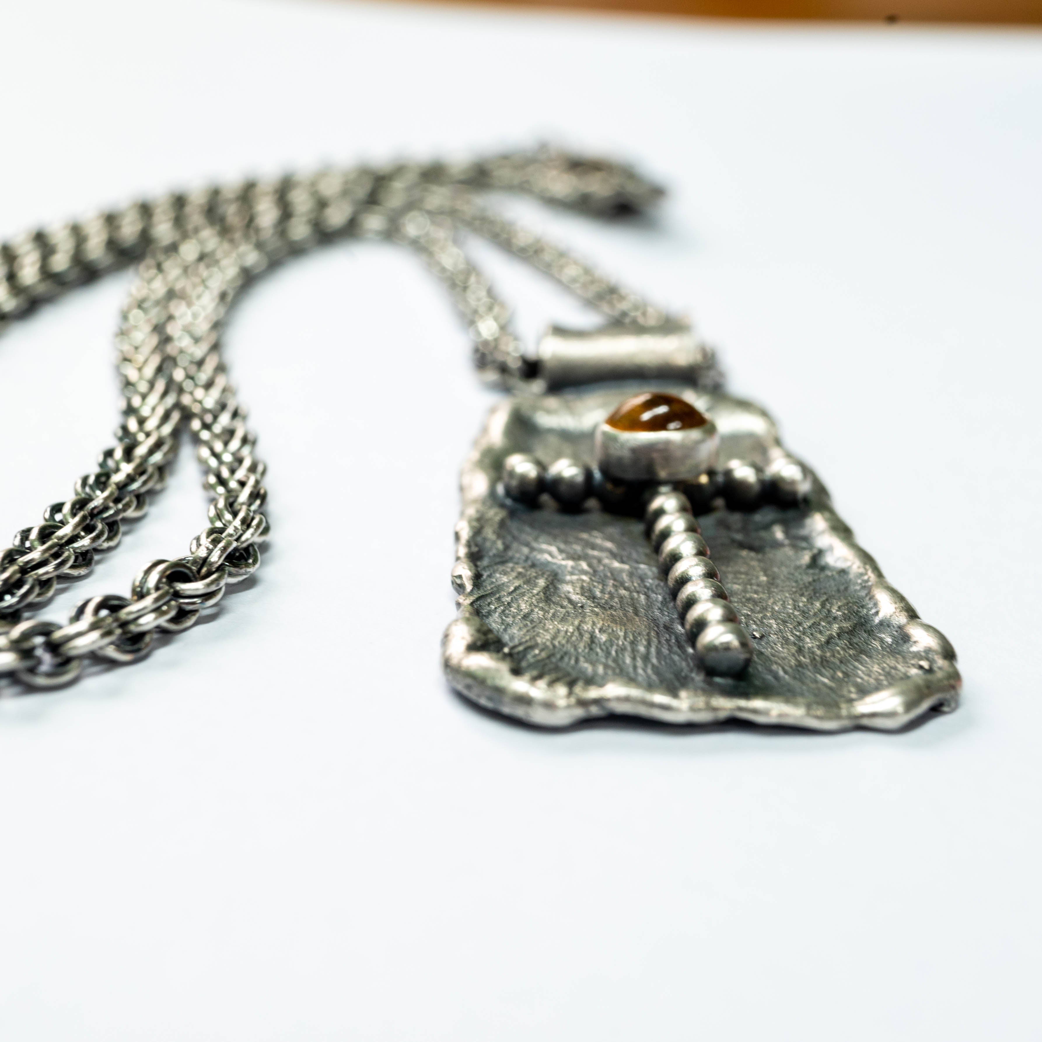 Handmade silver unisex cross