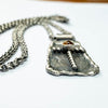 Handmade silver unisex cross