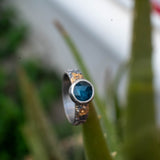 Δαχτυλίδι σε ασήμι 925 με Μπλε πέτρα Κυανίτη