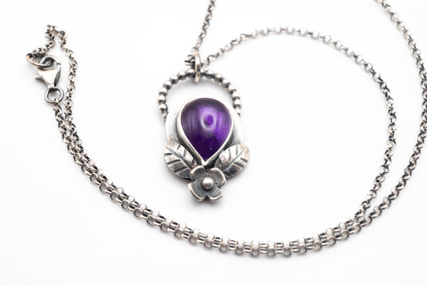 boho chic ασημένιο κολιέ