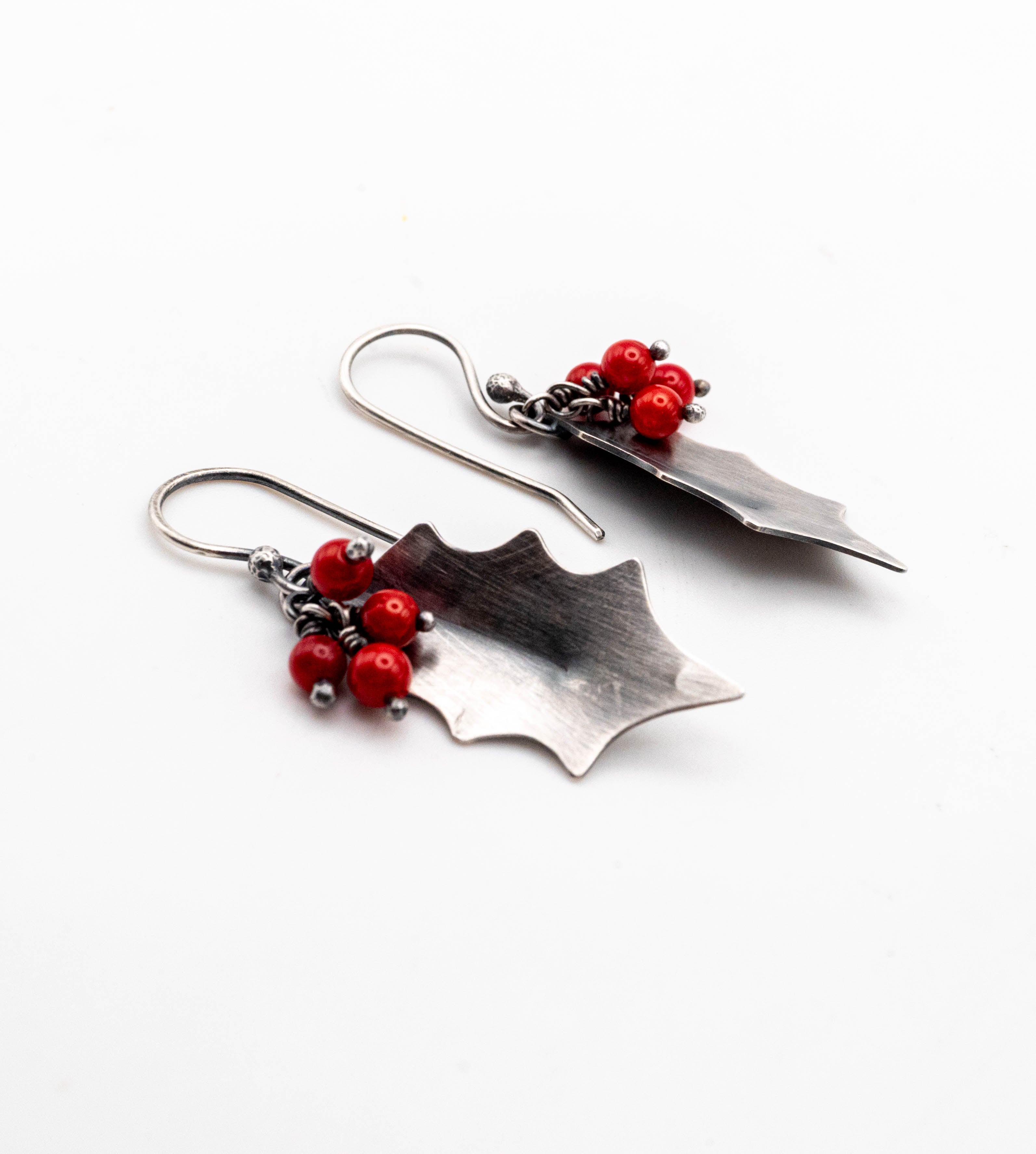 ιδιαίτερα εντυπωσικά  σκουλαρίκια  για το ρεβεγιον ασημενια χειροποιητα οξειδωμένα  rustic 