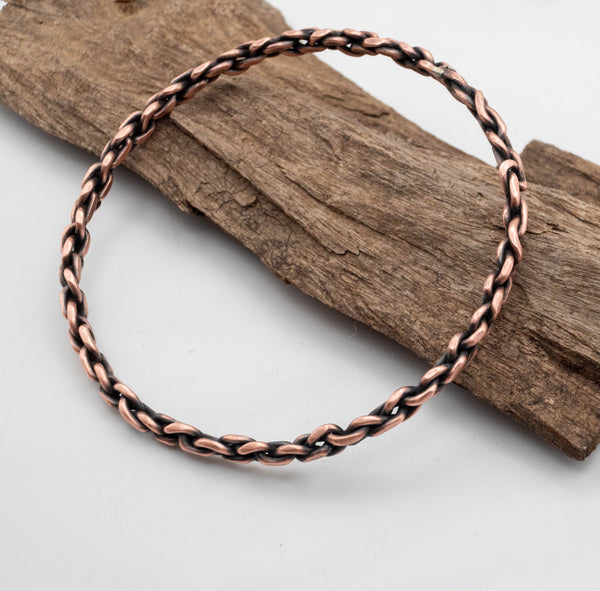 χειροποίητο βραχιόλι ανδρικό χαλκός