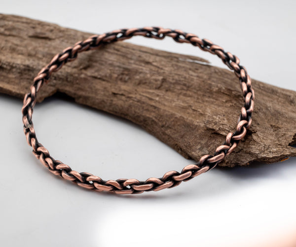 rustic ανδρικό βραχιόλι χαλκού