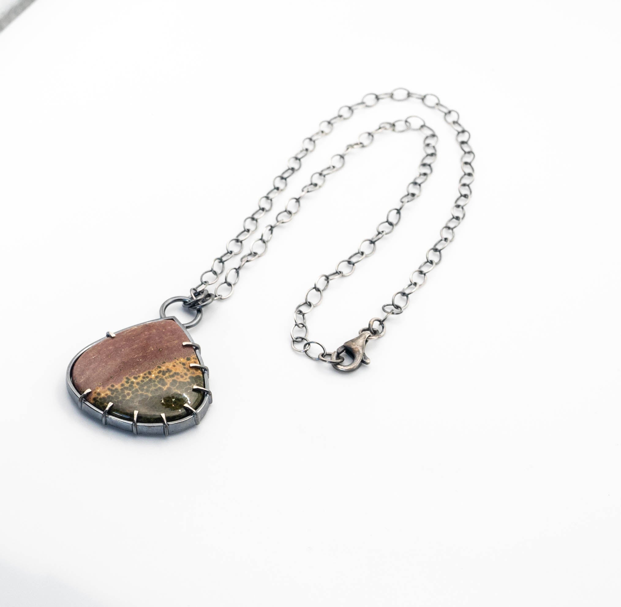 κολιε απο ασήμι 925 και πέτρες