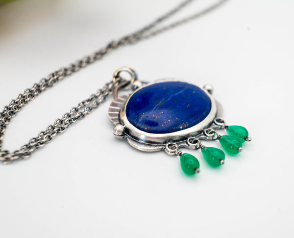 κολιε με λαπις λαζουλι