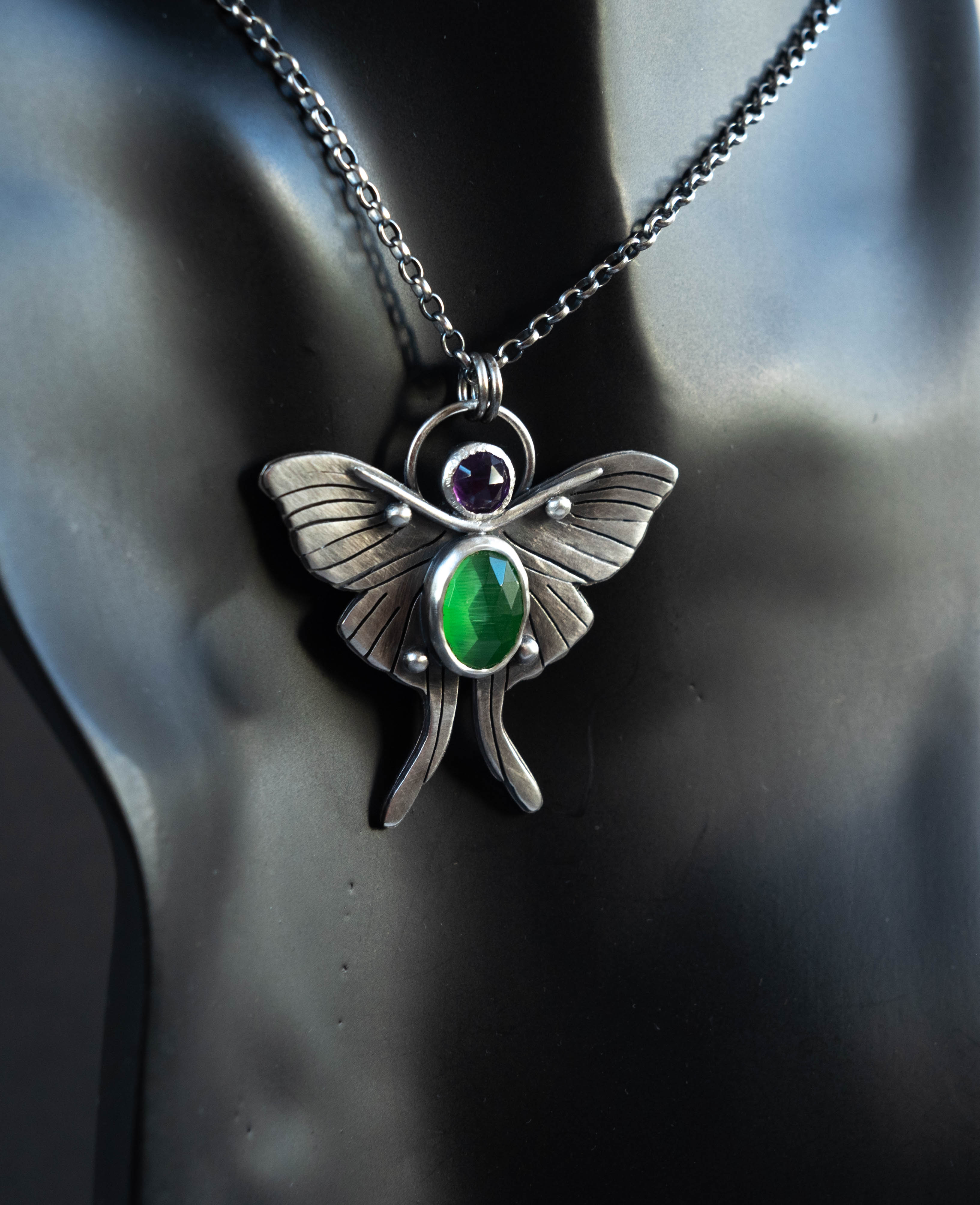 ασημενιο κολιε πεταλουδα