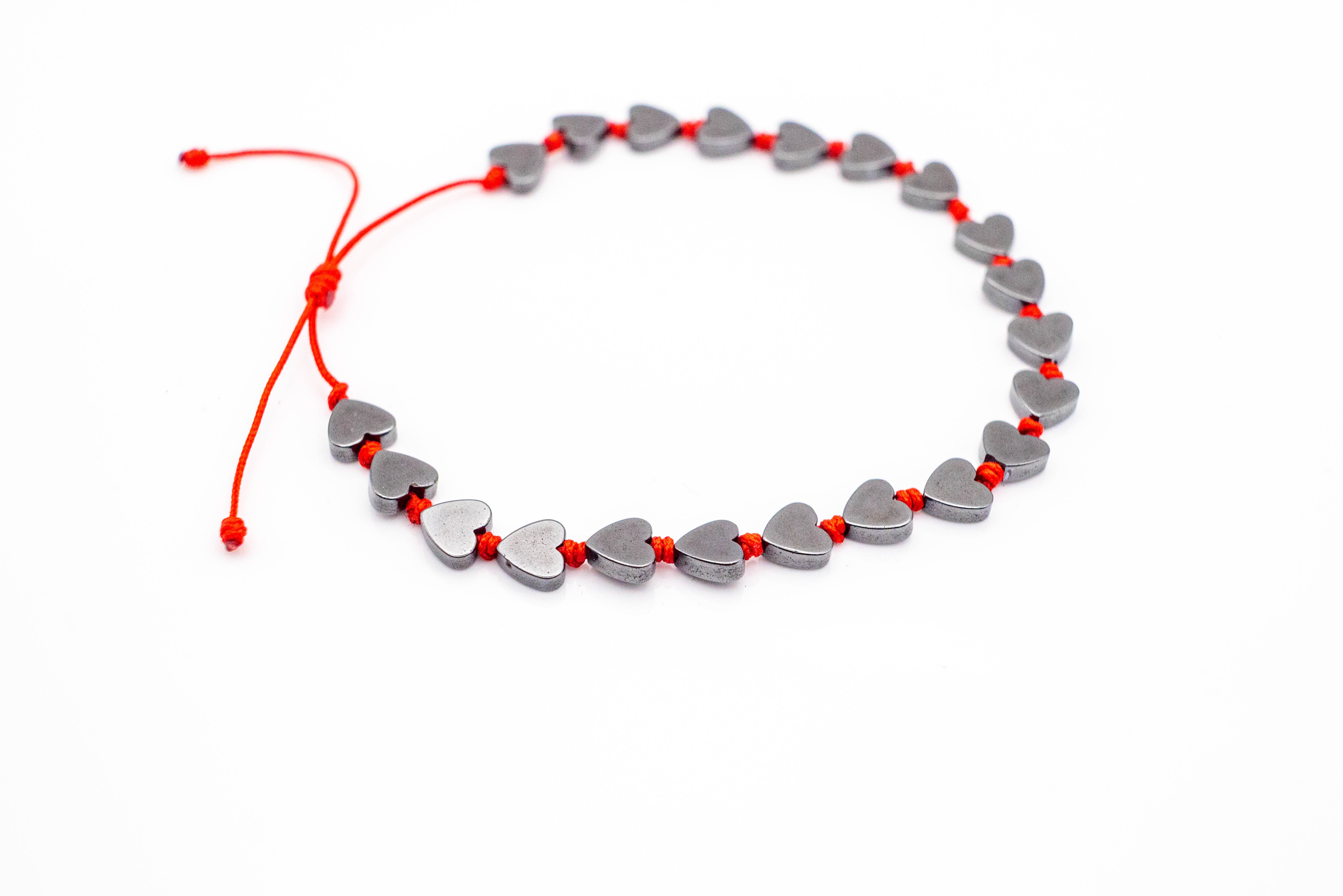 χειροποίητο βραχιόλι με αιματίτη