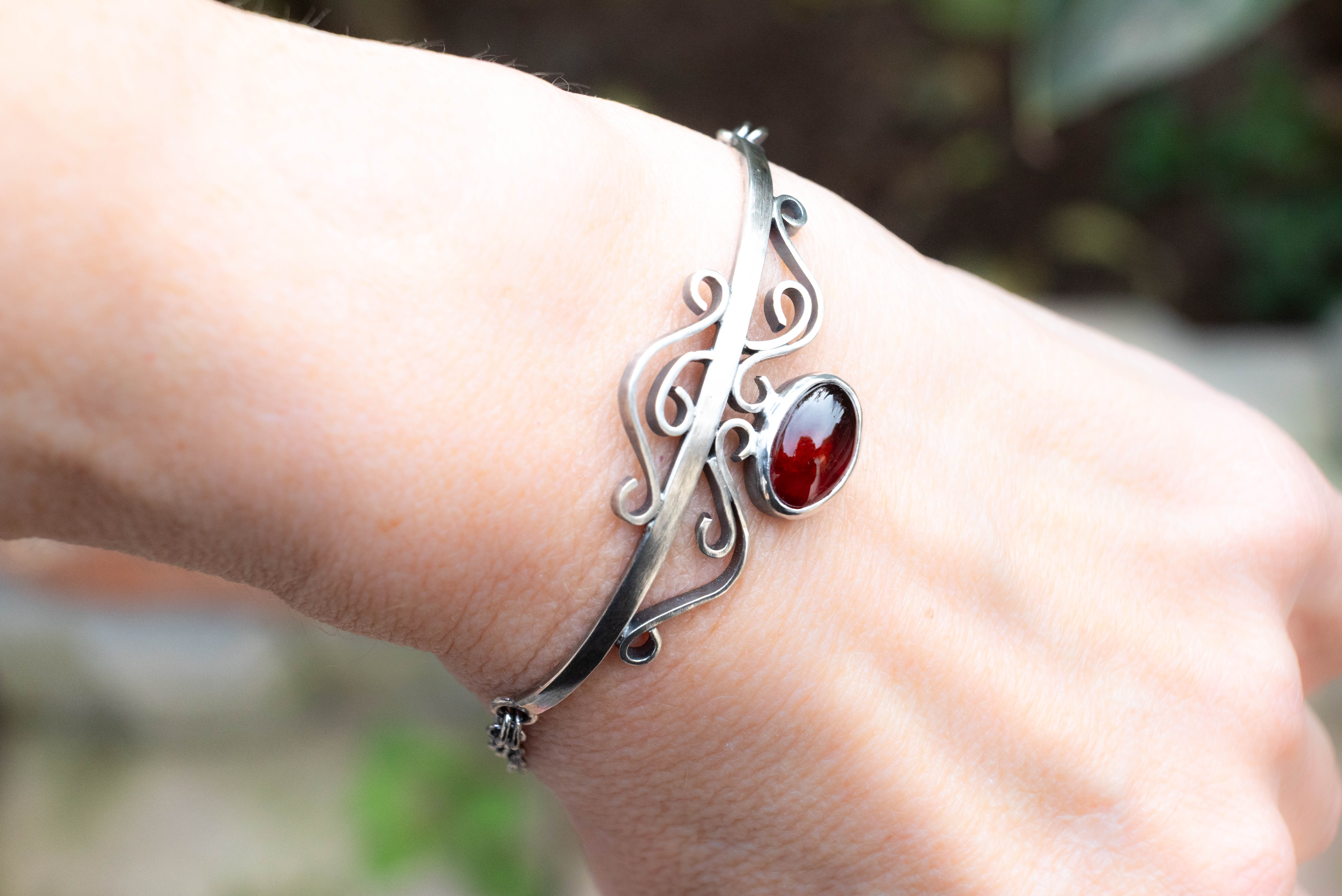 χειροποιητα κοσμηματα απο ασημι με γραναδα